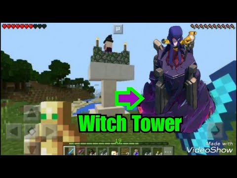 Arya Putra Wahyu Pratama - How to build a Witch Tower in Minecraft Pocket Edition.