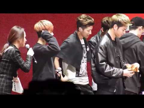 151205 iKON Fanmeeting in Shanghai   CLAW MACHINE GAME   JinHwan focus