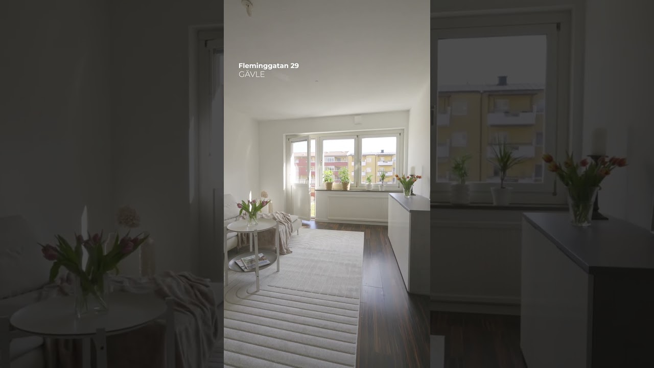 1 rum Lägenhet på Fleminggatan 29 Gävle Söder Gävle kommun - video