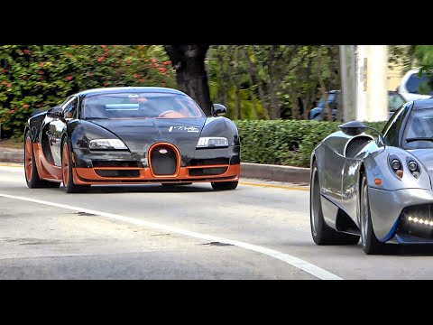 Bugatti Divo, Veyron, Lamborghini SIAN, LaFerrari, Pagani, Lamborghini Aventador SVJ - Compilation