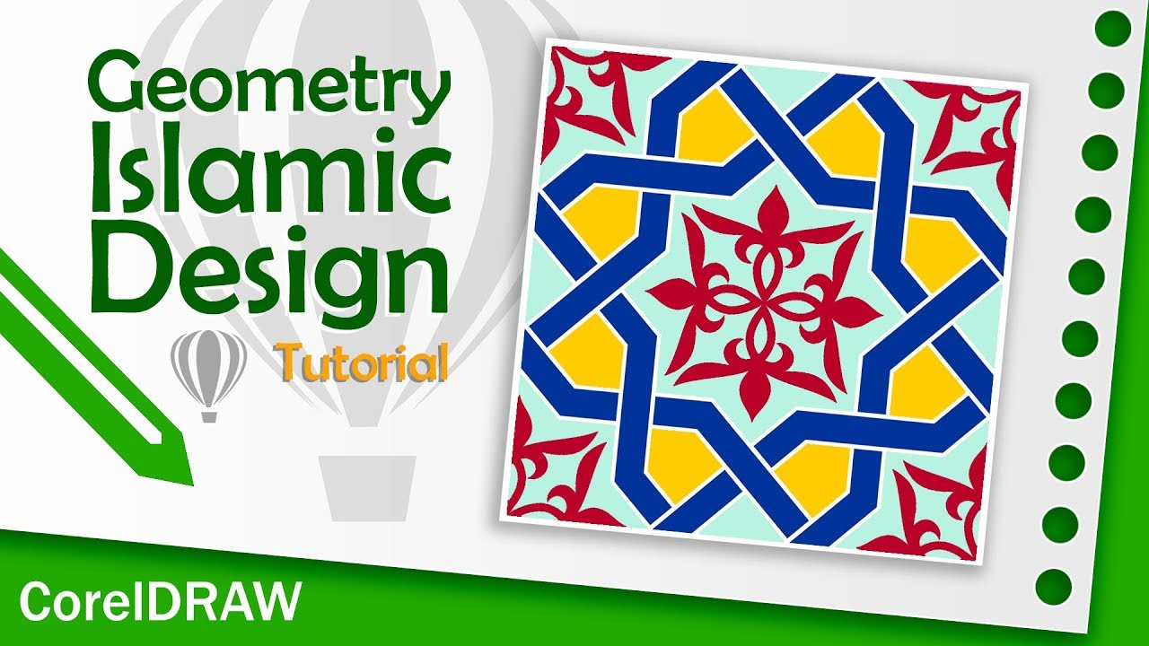 geometric islamic design Tutorial 7 CorelDRAW