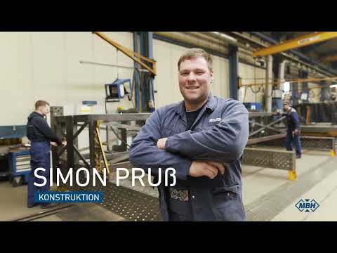 Simon gibt einen Einblick in seinen Job als Konstrukteur | MBH Maschinenbau & Blechtechnik GmbH