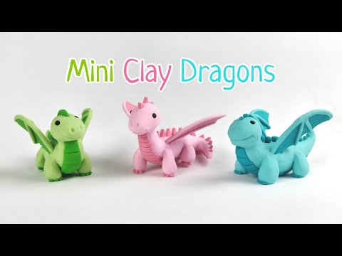 Easy Mini Clay Dragons | Polymer Clay Tutorial