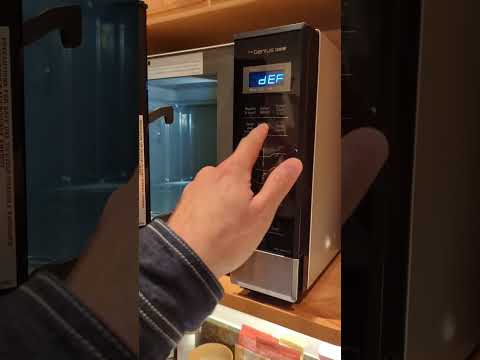 Turning off child safety lock on Panasonic Microwave model #NN-SN67HS