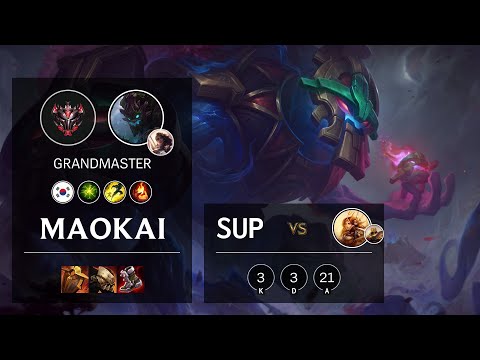 Maokai Support vs Leona - KR Grandmaster Patch 11.9
