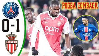 Download lagu PSG vs Monaco 0-1 Highlights & All Goals 2025 🔥 POGBA COMBACK mp3
