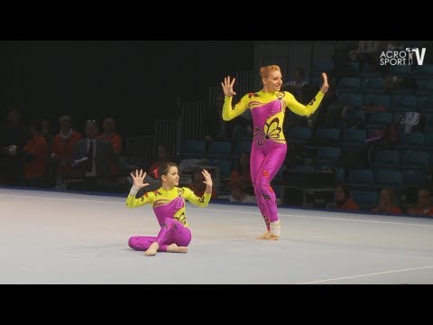 Anna Tyan, Milana Miridonova - Kazakhstan - Women's Pair - Dynamic - Sachsenpokal Riesa 2012