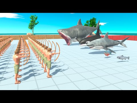 100 Archers vs Factions - Animal Revolt Battle Simulator