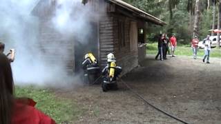 preview picture of video 'Schauübung Brandeinsatz 2008'