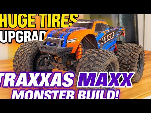 TRAXXAS MAXX Monster Build! HUGE Tires Upgrade – RC Car Game Changer