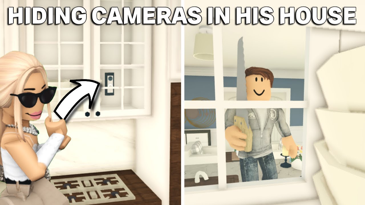 I HID CAMERAS IN A STRANGERS BLOXBURG HOUSE TO SPY ON HIM