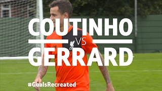 Coutinho v Gerrard | Iconic Olympiacos stunner for BT Sports' #GoalsRecreated