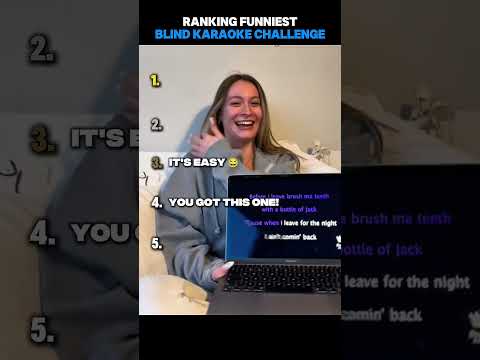 Ranking blind karaoke challenge #ranking #top5 #karaoke #rankingshorts #usa