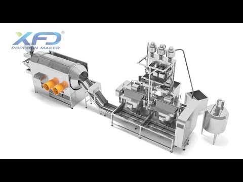 , title : 'Popcorn Plant High Capacity Fully Automatic Popcorn Making Line'