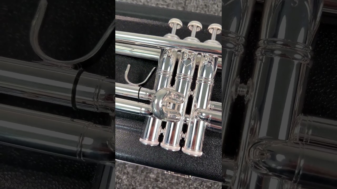【key】SILVER SACKBUT トランプセット Trompete Sib Profissional Corpo Prata 1000 c/ Estojo Acessórios