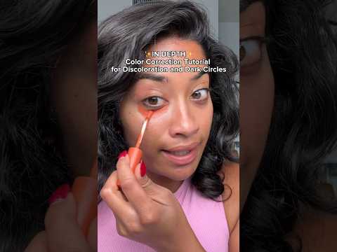 IN DEPTH color correction routine for dark circles & hyperpigmentation using some color theory🎨🫶🏽