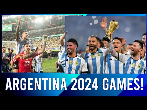 Argentina national team 2024 match schedule! Copa America, World Cup qualifiers, friendly matches!