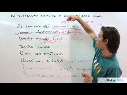 COMPLEMENTO NOMINAL X ADJUNTO ADNOMINAL