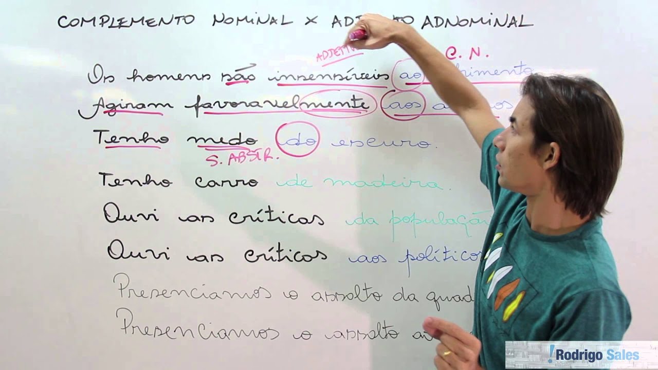 COMPLEMENTO NOMINAL X ADJUNTO ADNOMINAL