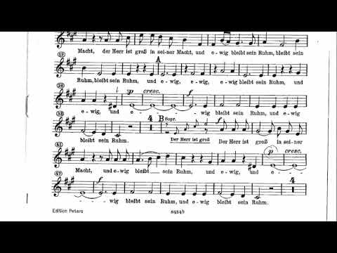 Die Schöpfung "Der Herr ist groß" - Alt