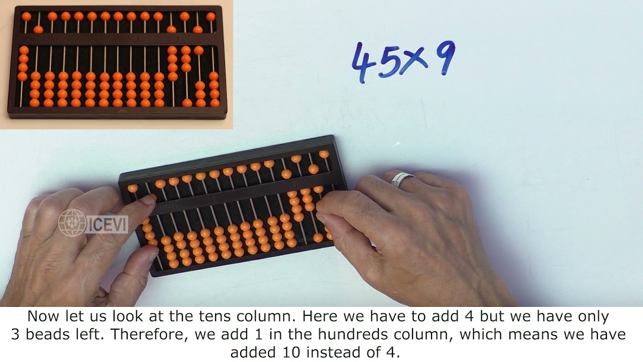 #56 Multiplication of Double digit multiplier and single digit multiplicand – Example: 45x9