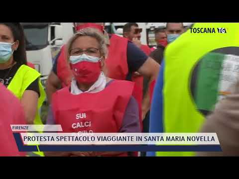 2021-04-30 FIRENZE - PROTESTA SPETTACOLO VIAGGIANTE IN SANTA MARIA NOVELLA