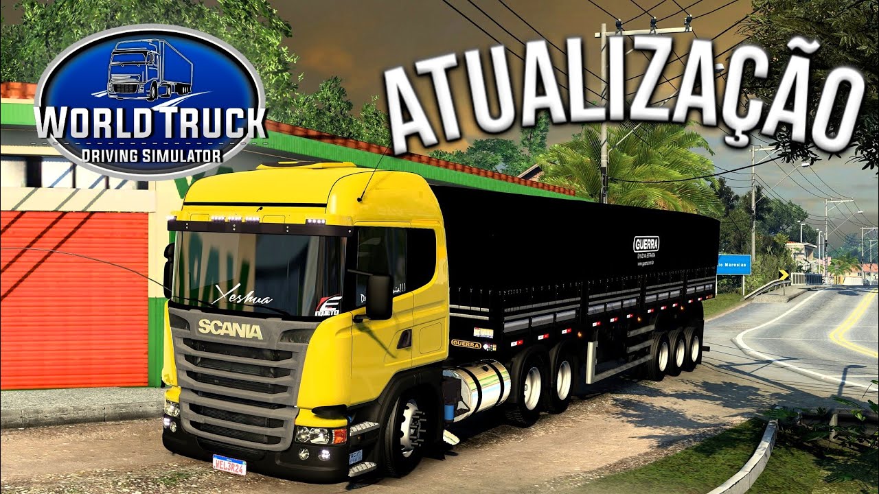 É HOJE? Atualização Do World Truck Driving Simulator - COM NOVOS CAMINHÕES E SISTEMAS!