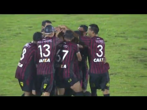 Gol de Deivid - Rio Branco 1x2 Atlético-PR – Campeonato Paranaense – 10/02/2016 - HD
