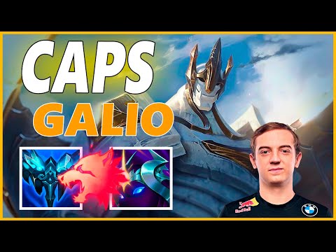 ⚡CAPS GALIO MID GAMEPLAY⚡SEASON 12 LEAGUE OF LEGENDS