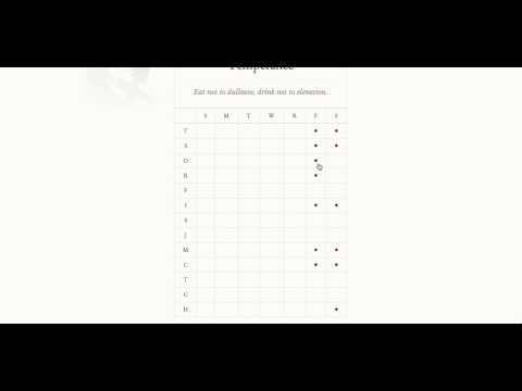 Benjamin Franklin Virtues