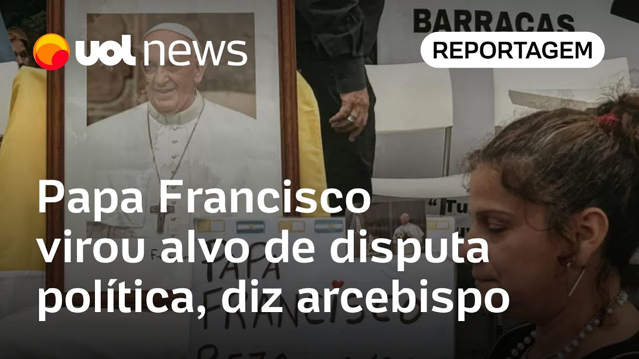 Papa Francisco: Vítima de calúnias, pontífice virou alvo de disputa política, diz arcebispo