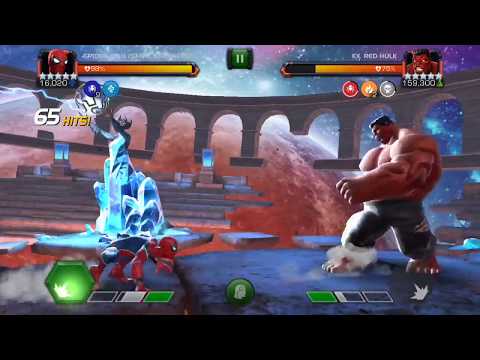 Labyrinth of Legends; 5* r5 Spider-Man (Stark Enhanced) vs. Red Hulk (1) | MCoC
