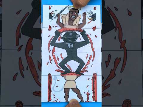 Skibidi Toilet Transformation Fold | Part 2 #shorts