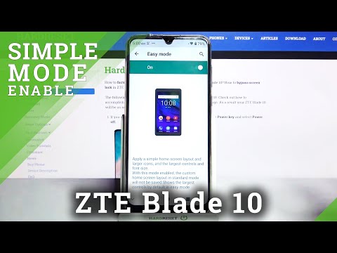 ZTE Blade 10 – Enable & Use Easy Mode