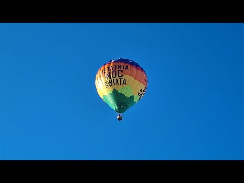 Balon "Ostatnia noc świata" nad Ostrołęką