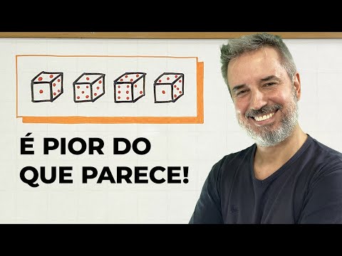 PROBABILIDADE nível HARD: o desafio dos 4 DADOS! 🎲🎲🎲🎲 [Horizontal]
