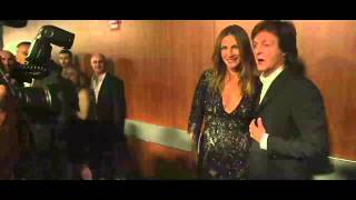 Video thumbnail of "Paul McCartney backstage at the 2014 GRAMMYs"