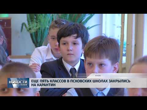 14.02.2018 # Ещё пять классов в псковских школах закрылись на карантин