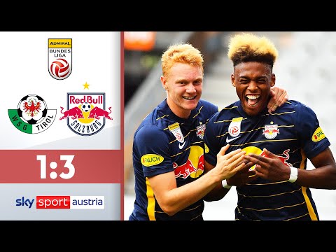 Salzburg siegt spät | WSG Tirol - RB Salzburg | Highlights - ADMIRAL Bundesliga