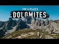TOP 6 DOLOMITES Destinations You MUST Visit