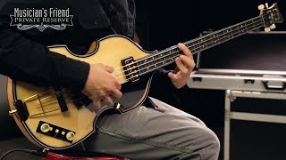 Video thumbnail for Hofner 5000/1 Deluxe 4-String Electric Bass Guitar by Musician's Friend
