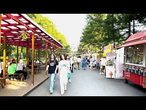 [4K 60FPS] SAINT PETERSBURG HEAT ☀️ WALKING TOUR - KRESTOVSKY ISLAND