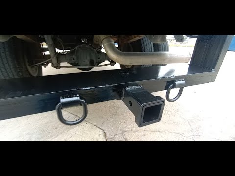 How to install and weld in a trailer hitch receiver  -  DIY Auto Restoration