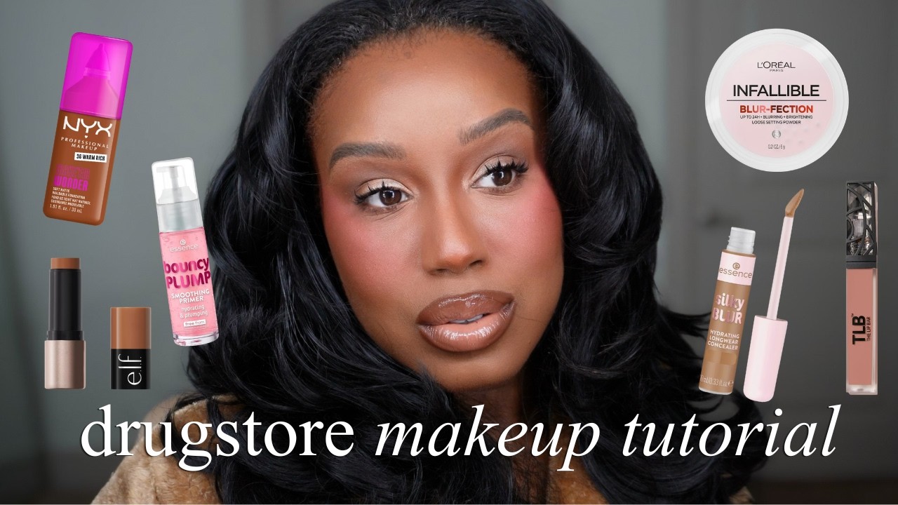 full face of drugstore | best drugstore makeup of 2026 | Natasha S.