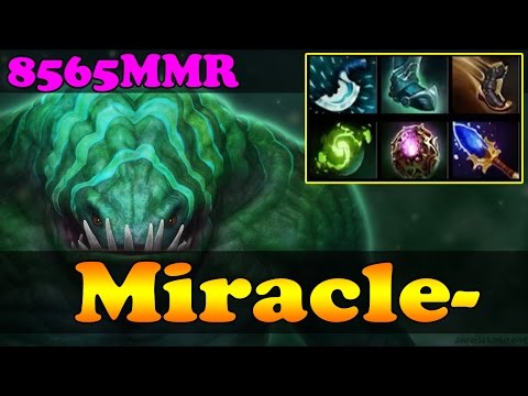Dota 2 - Miracle- 8565 Plays Tidehunter Vol 1 - Ranked Match Gameplay!
