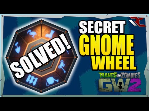 Solving the Secret Gold Gnome Wheel | Plants vs Zombies Garden Warfare 2 - Secret Wheel Combination Video