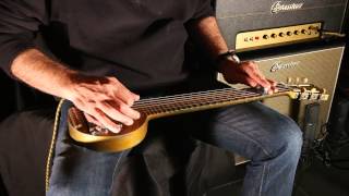 Guitar 1 - Rickenbacher, A 22 Electro Hawaiian Guitar nicknamed 'Frying Pan'
