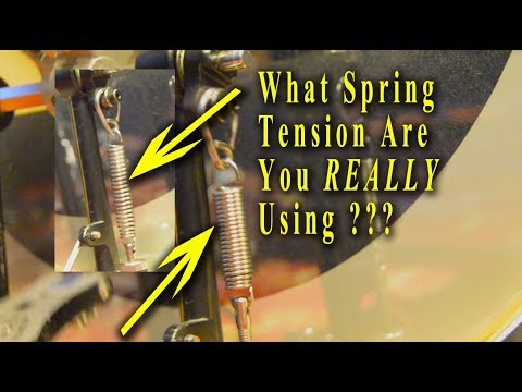 Drum Pedal Spring Tension Explained Pt 2 - Checking Your Tension