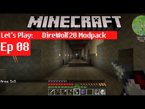 Fluxbore Augment Mining upgrades - Direwolf20 1.16 Modded Minecraft Survival – Ep 8