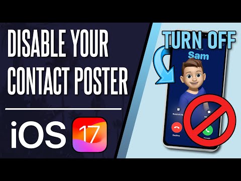 How to Disable Contact Poster on iPhone (iOS)